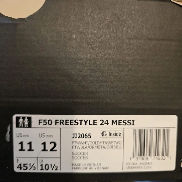 Adidas F50 Freestyle 24 Messi Soccer Shoes - Picture 8 of 8